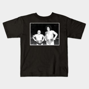 Woow!Dusty Rhodes and Andre The Giant Kids T-Shirt